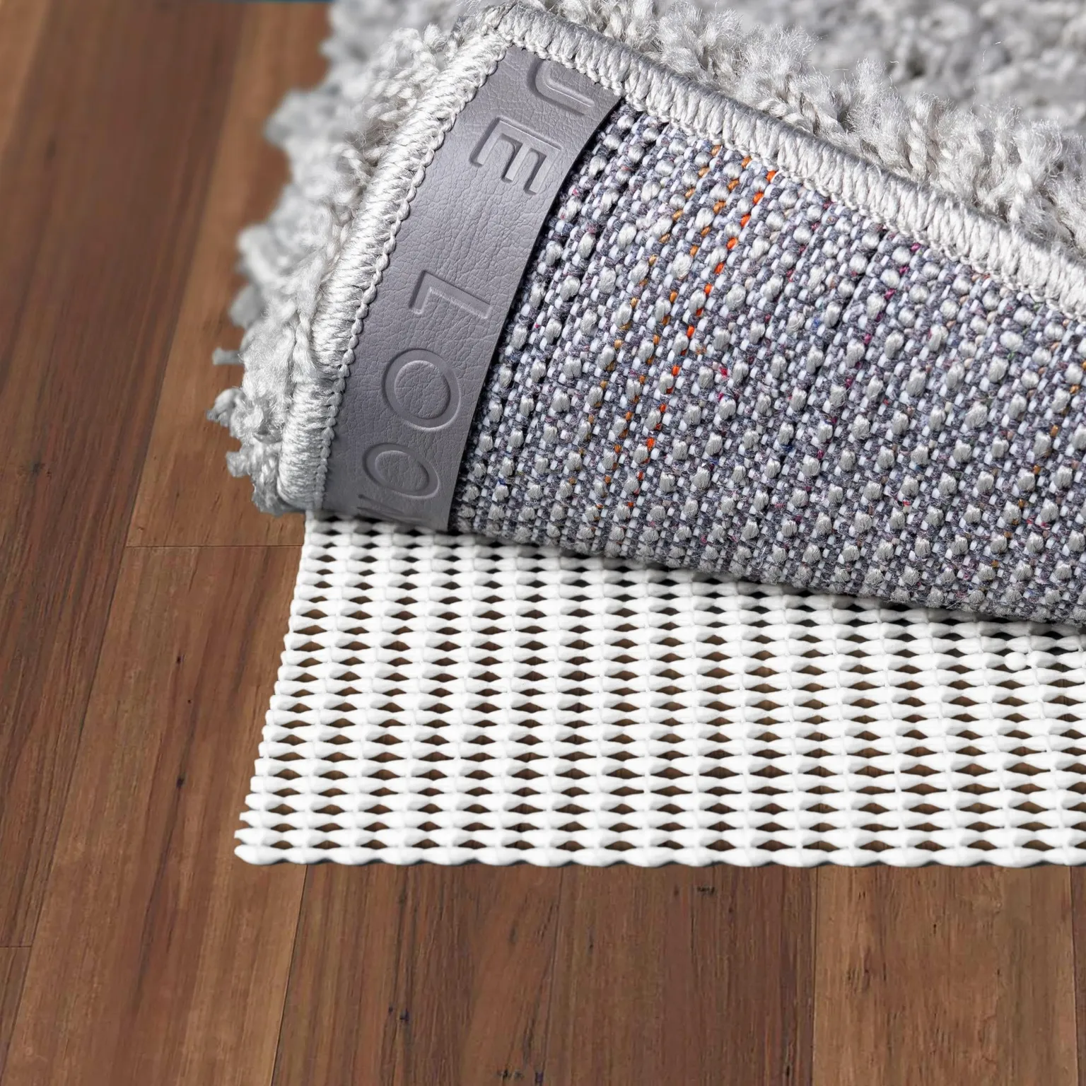 2' x 4' 11 Non-Slip Runner Area Rug Pad Floor Protection Pad for Under Rugs & Carpet - RECTANGLE RUNNER