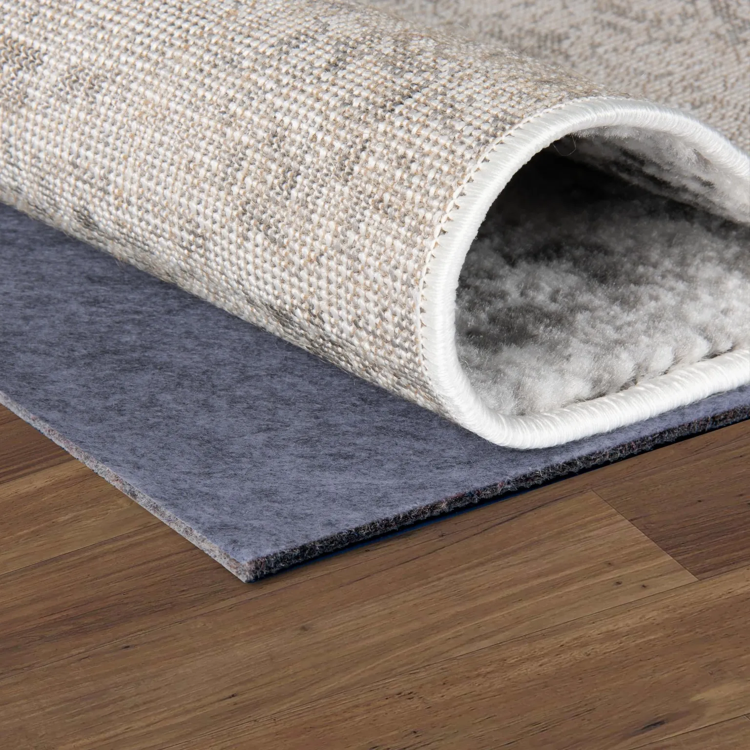 4' 1 x 6' 1 Luxe Rectangle Area Rug Pad Floor Protection Pad for Under Rugs & Carpet Sound Dampening Underlayment Cushion